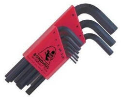 Bondhus Imbuszkulcs klt. rövid 9 részes (BO12299)