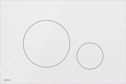 ALCAPLAST TURN WHITE Wc tartály nyomólap Fényes fehér