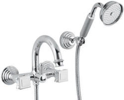 Bugnatese 8402KBR Bugnatese Olympia Kádcsaptelep zuhanyszettel swarovski fogantyúval bronz színben