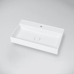 MARMY APEROL 80x47 mosdó, FÉNYES FEHÉR - 6 301 96 8 11 18 (6 301 96 08 11 18)