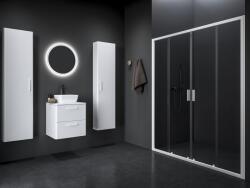 RAVAK YMM0E00Z1 Blix II NBLDP4 140 zuhanyajtó matt fehér+transparent (0YMM0E00Z1)