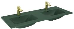AREZZO design design SKAPPA 120 cm-es dupla mosdó, matt zöld - AR-146073 (AR-146073)