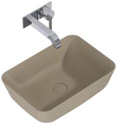 AREZZO design design pultra ültethető mosdó RENI 46x33, matt beige - AR-146027 (AR-146027)