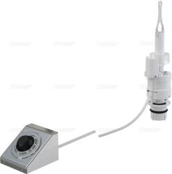 ALCAPLAST MPO13 Távműködtetésű pneumatikus öblítés-lábbal, fém, beépítés: falra