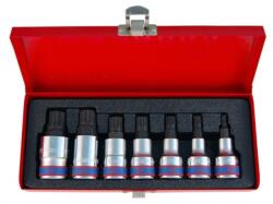  King Tony 7 részes 1/2˝-os spline bitfejkészlet M6-M18 4117PR (4117PR)