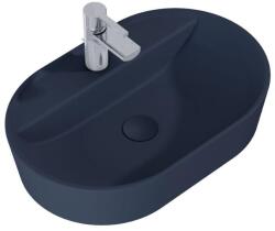 AREZZO design design pultra ültethető mosdó BABETTE 62X42 matt kék - AR-146042 (AR-146042)