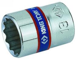 King Tony Kézi dugókulcsfej 1/4˝13mm 12* 233013M (233013M)