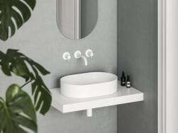 RAVAK XJX0E155000 Ceramic Slim O 55 kerámiamosdó matt fehér (XJX0E155000)