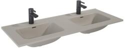 AREZZO design design SKAPPA 120 cm-es dupla mosdó, matt beige - AR-146072 (AR-146072)