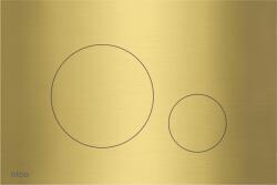 ALCAPLAST TURN BRASS Wc tartály nyomólap Sárgaréz