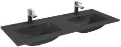 AREZZO design design SKAPPA 120 cm-es dupla mosdó, matt antracit - AR-146076 (AR-146076)