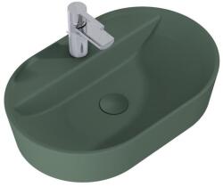 AREZZO design design pultra ültethető mosdó BABETTE 62X42 matt zöld - AR-146043 (AR-146043)