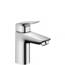 Hansgrohe 71107 00 Logis csaptelep mosdó mosdócsaptelep 100 PUSH OPEN lefolyógarnitúrával 71107000