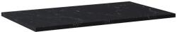 AREZZO design design MARQUINA márvány 80x46 cm mosdópult Matt Fekete színben, 20 mm - AR-167481 (AR-167481)