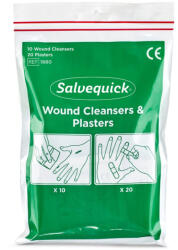  Cederroth Salvequick sebtisztító és sebtapasz készlet, 20 db (AL1880)