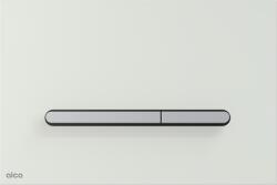 ALCAPLAST RAY-GL1200 Flat Wc nyomólap Üveg-fehér (alcaplast ray-gl1200)