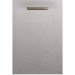 AREZZO design design SOLIDSoft zuhanytálca 206x90 cm, BETON, egyenes lefolyóval (2 doboz) - AR-90206LINC (AR-90206LINC)