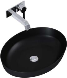 AREZZO design design pultra ültethető mosdó RIKA 52x40 matt fekete - AR-145001 (AR-145001)