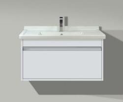 Duravit Starck 3 mosdó 85 cm 304800000 +alsószekrény egy fiókos fehér KT6664 szettben