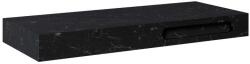 AREZZO design design MARQUINA márvány 120x46 cm konzolos mosdópult Matt Fekete színben - AR-167489 (AR-167489)