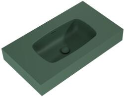 AREZZO design design MABEL öntöttmárvány falra szerelhető mosdó 80 cm matt zöld - AR-168856 (AR-168856)