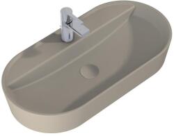 AREZZO design design pultra ültethető mosdó BABETTE 82X41, matt beige - AR-146044 (AR-146044)