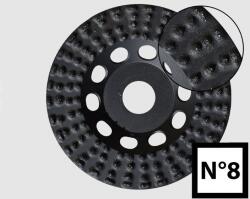 ABRABORO Gyémántszemcsés csiszoló PKD szegmensekkel No. 8 125 x 22.23mm (50712522008)