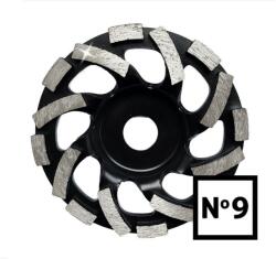 ABRABORO Gyémántszemcsés betoncsiszoló No. 9 125 x 22, 23mm (50712522006)