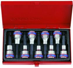 King Tony 9 részes 1/2˝-os torx bitfejkészlet L=80mm 4119PR (4119PR)