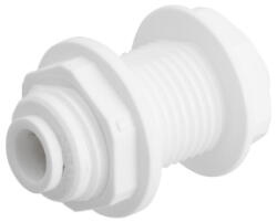  Egyenes" toldó (fali átvezető) gyorscsatlakozó 1/4"x1/4" PUSH-IN (PUSH-I-1414-CC)