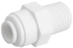  Egyenes" bekötő gyorscsatlakozó 3/8"x1/4" KM PUSH-IN (PUSH-I-3814-KM)