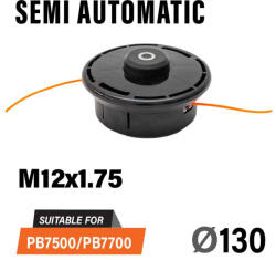 Nakayama Pro Damilfej félautomata 130 m12x1, 75, pb7500/pb7700 gépekhez (PB7501) (PB7501)