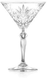 RCR Cristalleria Italiana Melodia talpas martini pohár 21 cl, 6 darabos