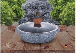 Berlinger Haus Forest Line serpenyő+fedő, indukciós, 32 cm-es, kőhatású