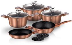 Berlinger Haus ROSE GOLD edénygarnitúra, indukciós, 10 darabos, (bERLINGER hAUS)