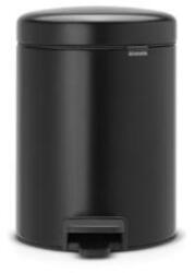 Brabantia PEDAL BIN NEWICON ped. szemetes . 5L MATT black-BRABANTIA