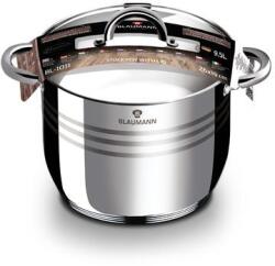 BLAUMANN GOURMET LINE rm fazék indukciós, 26x19 cm, 9, 5 l+üveg fedő