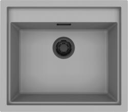 Elleci Sintesi 105 K97 Light Grey fekete szűrőkosárral keratek plus mosogatótálca