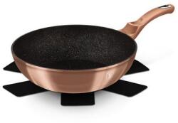 Berlinger Haus Rose Gold wok, indukciós, 28 cm-es, kőhatású