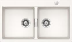 SCHOCK Horizont N-200 Polaris/hófehér Cristadur gránit mosogatótálca