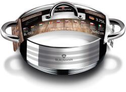BLAUMANN GOURMET LINE rm lábos indukciós, 24x9 cm, 3, 75 l+ üveg fedő