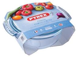 Pyrex kerek sütőtál+fedő 2, 1 L (1, 5l+0, 6l) /csom/