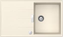 SCHOCK Tia D-100 Magnolia/krémfehér Cristadur gránit mosogatótálca