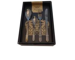 Pintinox Princess Carbon rm. evőeszköz 24 r. Black