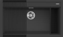 Elleci Best 360 Workstation szett G59 Antracit granitek mosogatótálca