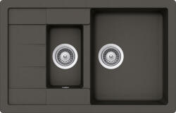 SCHOCK Manhattan D-150S Asphalt/aszfaltszürke Cristalite gránit mosogatótálca