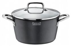 Pintinox ST1 lábos + fedő kőhatású bevonattal 24 cm, 2 fülű indukciós (Pintinox)