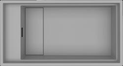 Elleci Dialogo 360 Workstation K97 Light Grey keratek plus mosogatótálca