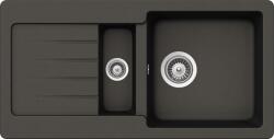 SCHOCK Typos D-150S Asphalt/aszfaltszürke Cristalite gránit mosogatótálca