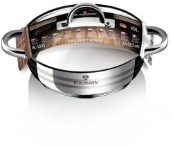 BLAUMANN GOURMET LINE rm lábos indukciós, 32x13 cm, 10, 0 l+ üveg fedő